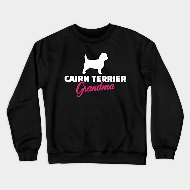 Cairn Terrier Grandma Crewneck Sweatshirt by Designzz